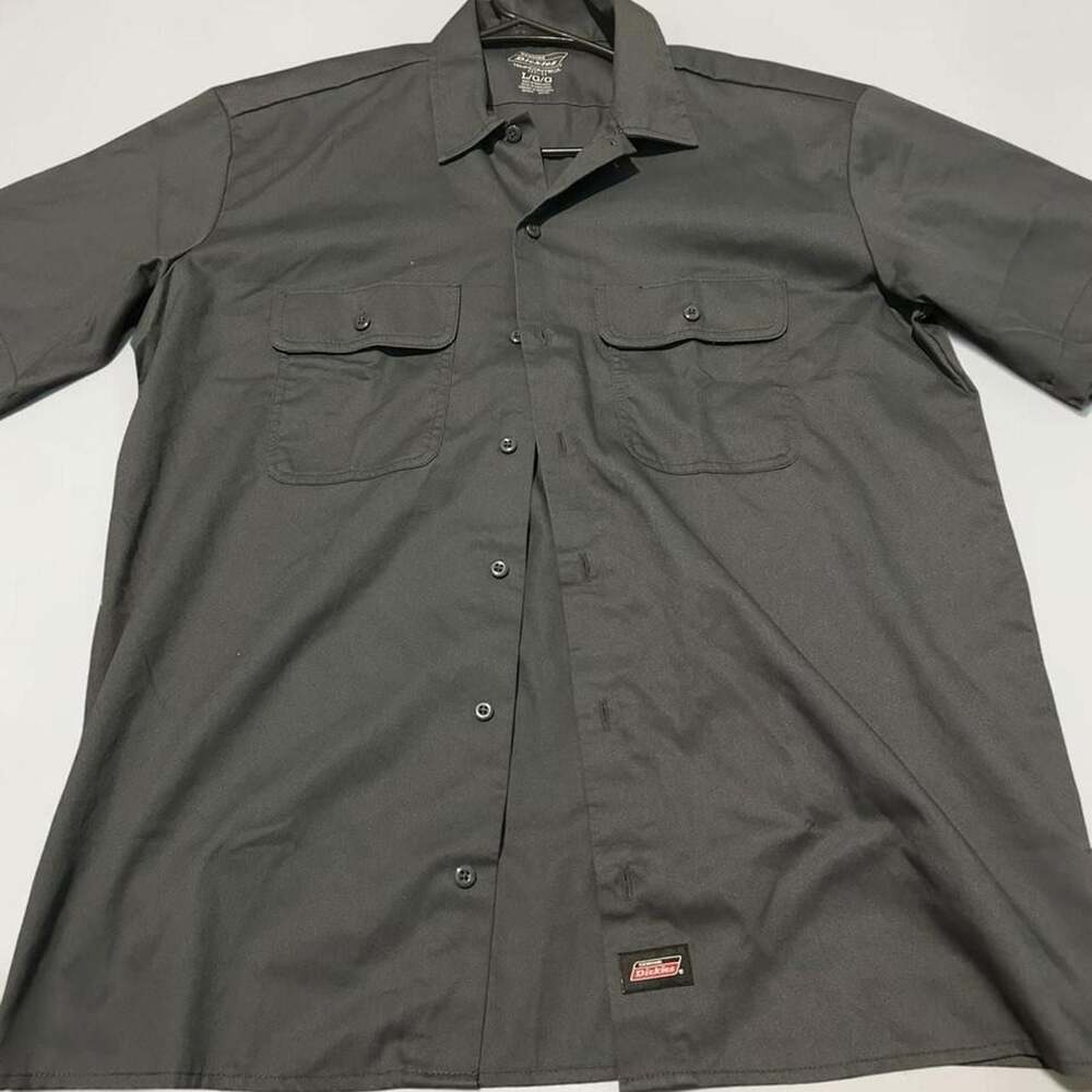 Dickies Temp Control Cooling Work Shirt Charcoal Gray Large